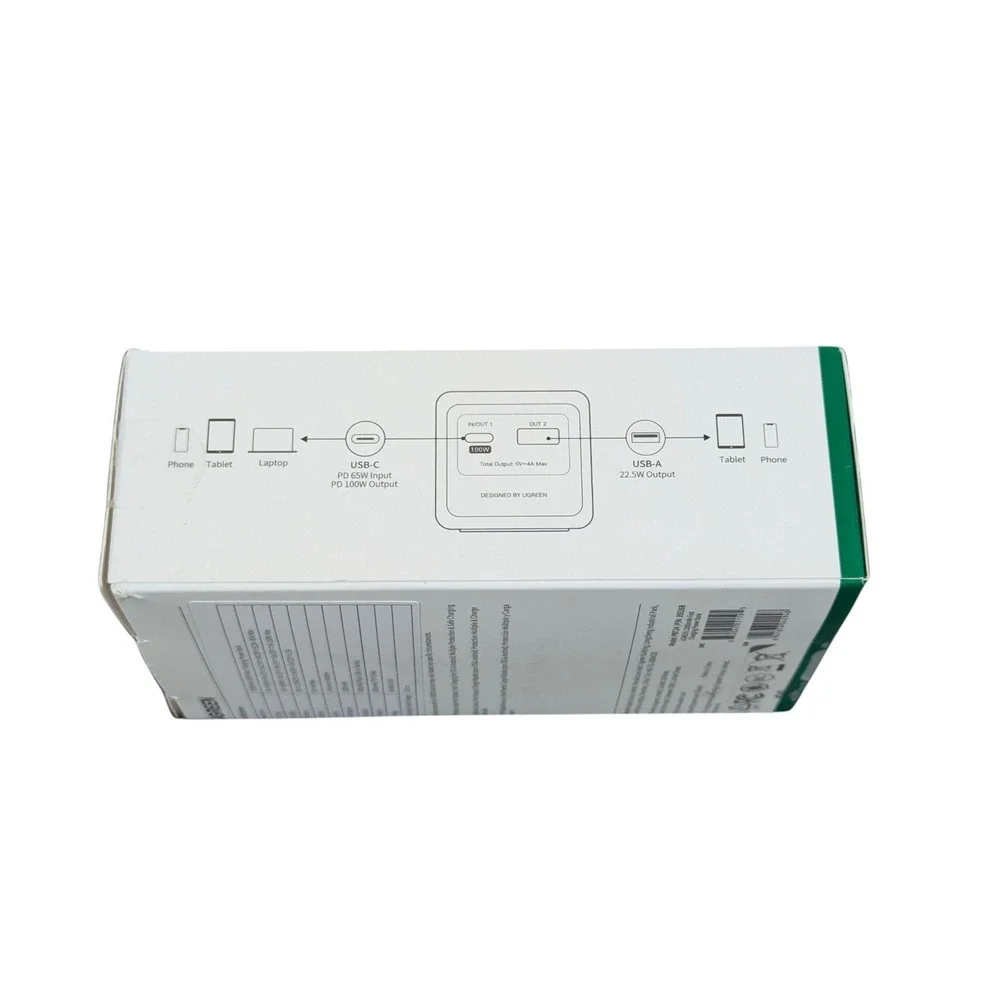 Oo5U UGREEN - Nexode 100W 12000mAh Fast Charge‎ Power Bank with Smart Display